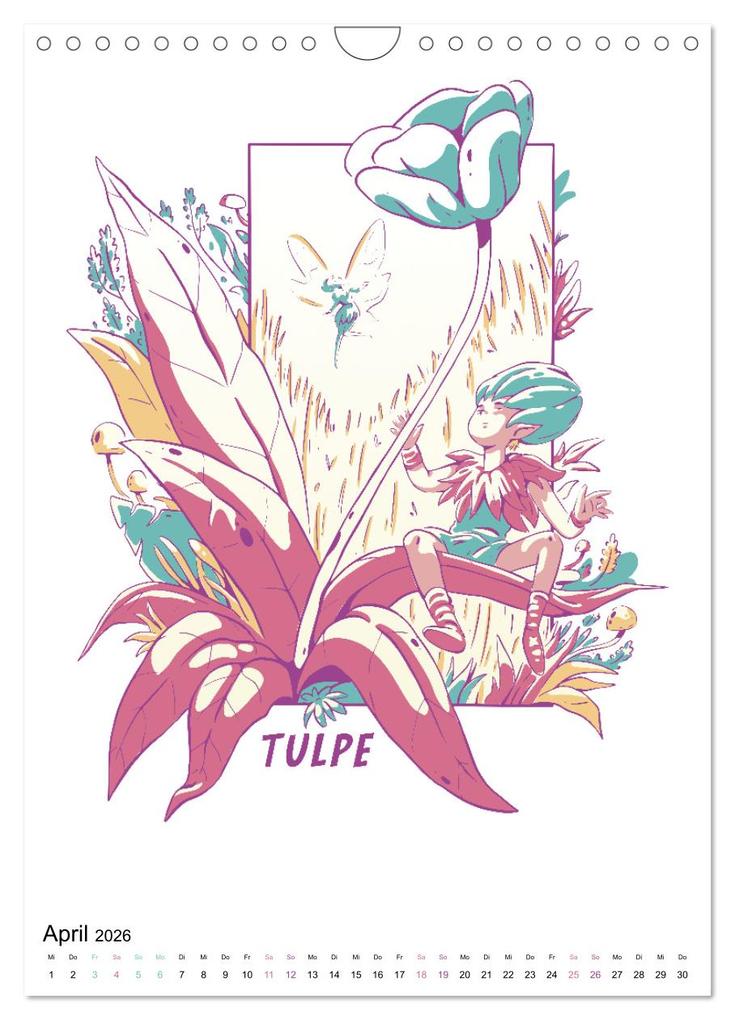 Weitere Ansicht: Wunderwelt der Blumen (Wandkalender 2026 DIN A4 hoch), CALVENDO Monatskalender | Luca Schmidt, Calvendo