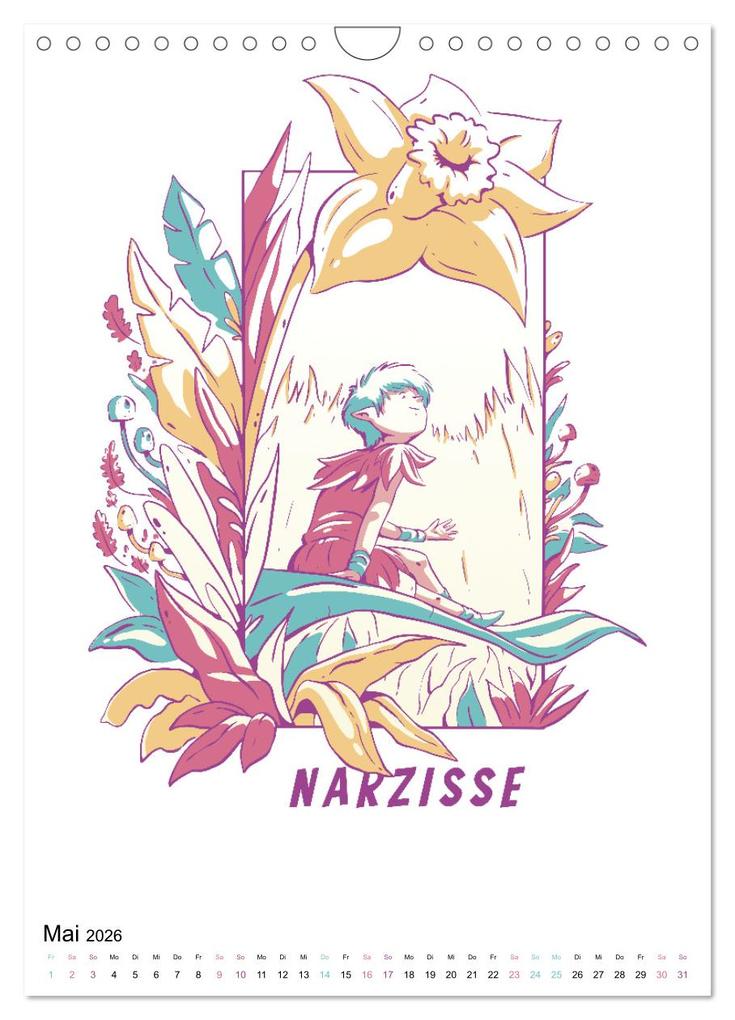 Weitere Ansicht: Wunderwelt der Blumen (Wandkalender 2026 DIN A4 hoch), CALVENDO Monatskalender | Luca Schmidt, Calvendo