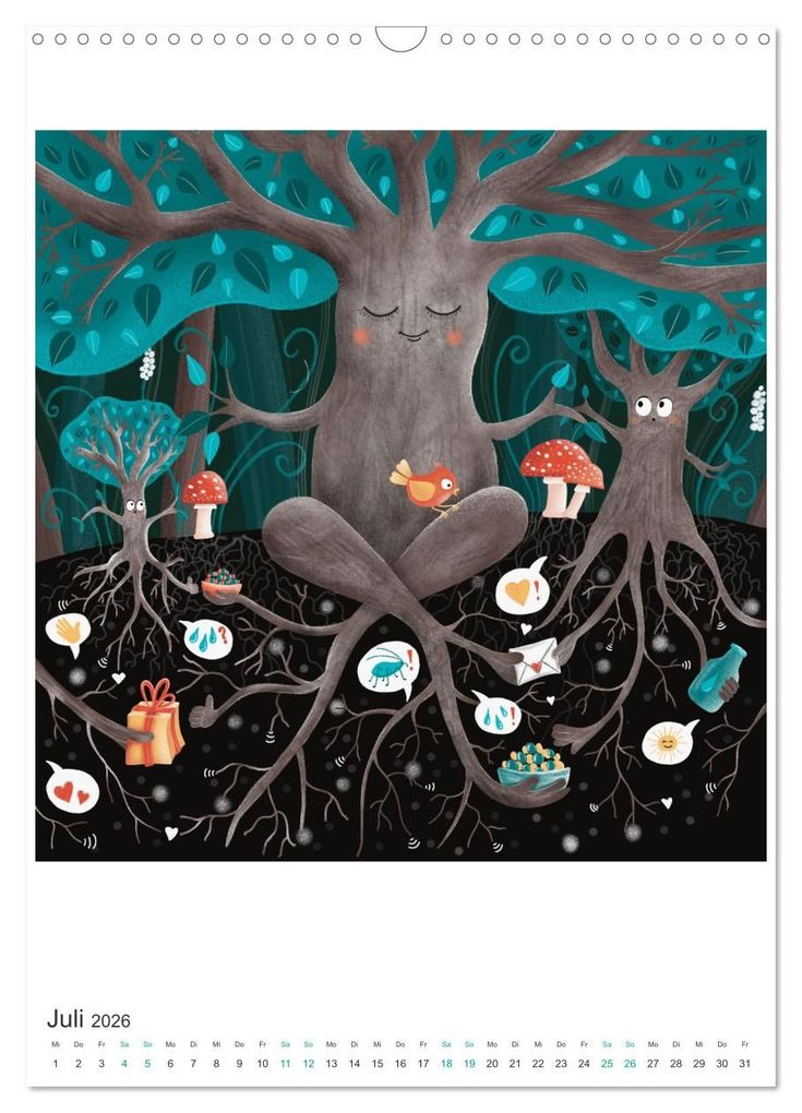 Weitere Ansicht: SAVE OUR TREES - Bäume bedeuten Leben (Wandkalender 2026 DIN A3 hoch), CALVENDO Monatskalender | Calvendo, Danja Krampikowski