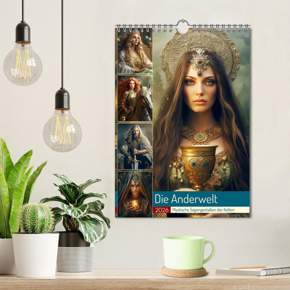 Weitere Ansicht: Die Anderwelt. Mystische Sagengestalten der Kelten (Wandkalender 2026 DIN A4 hoch), CALVENDO Monatskalender | Calvendo, Rose Hurley