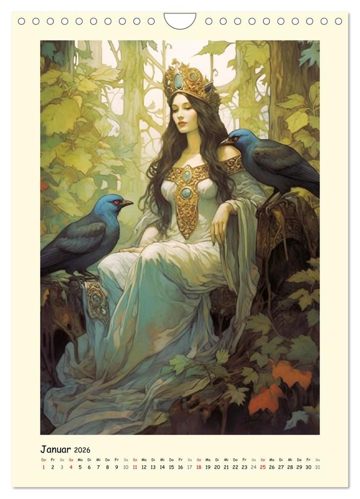 Weitere Ansicht: Zauberland. Der magische Ort hinter dem Schleier (Wandkalender 2026 DIN A4 hoch), CALVENDO Monatskalender | Calvendo, Rose Hurley