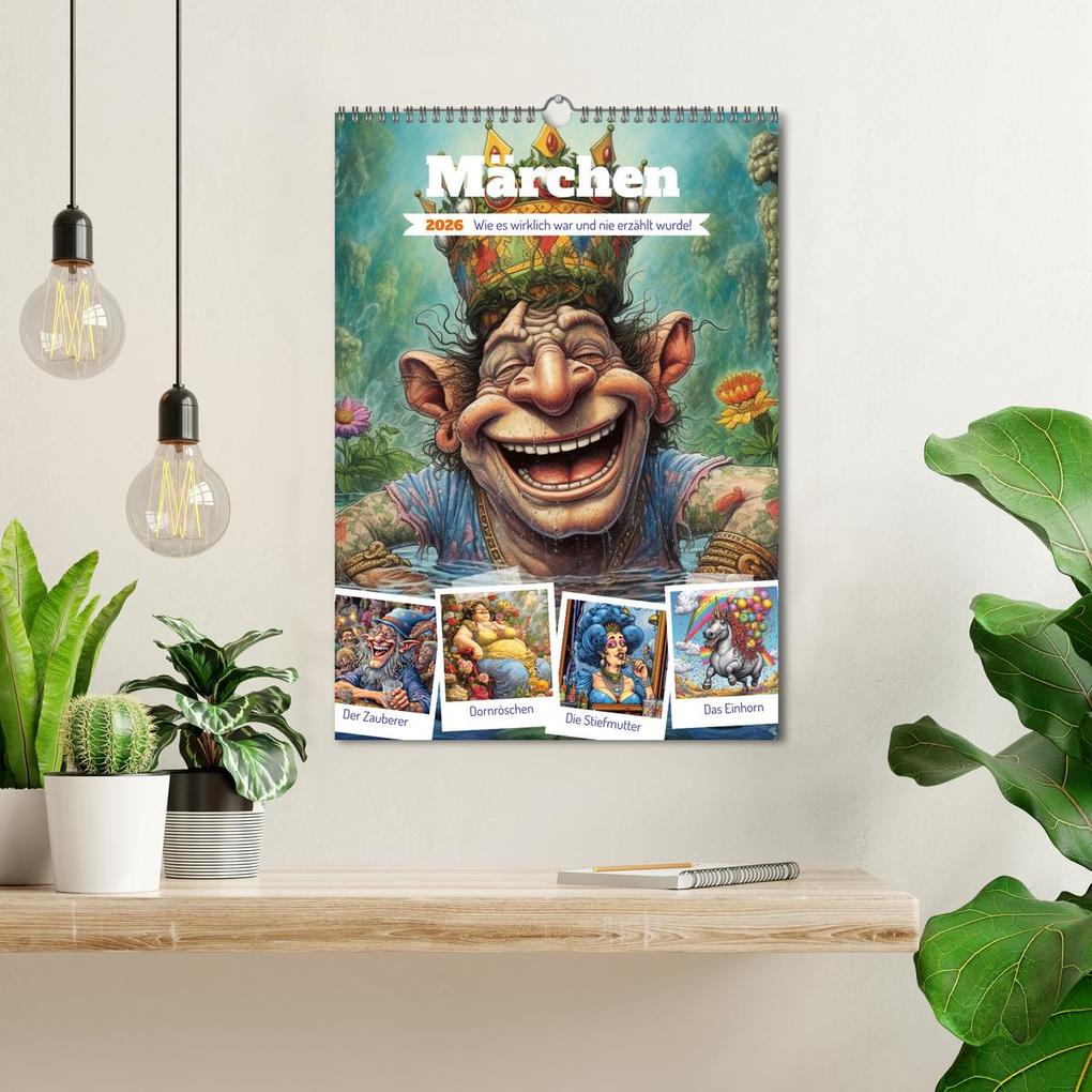 Weitere Ansicht: Märchen. Wie es wirklich war und nie erzählt wurde! (Wandkalender 2026 DIN A3 hoch), CALVENDO Monatskalender | Calvendo, Rose Hurley