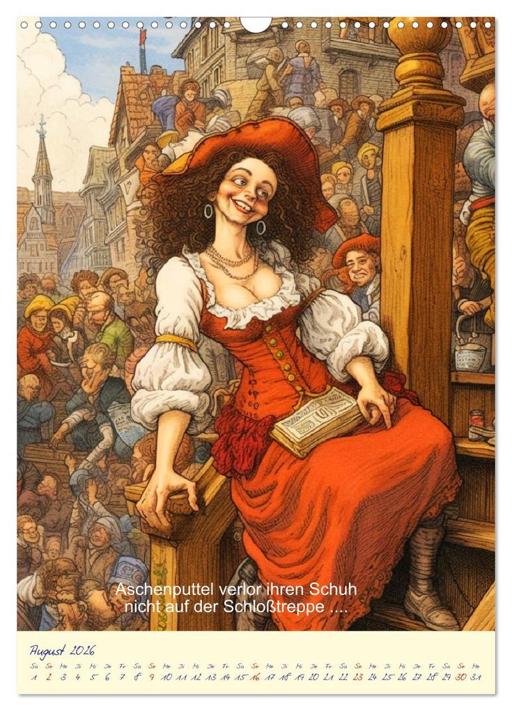 Weitere Ansicht: Märchen. Wie es wirklich war und nie erzählt wurde! (Wandkalender 2026 DIN A3 hoch), CALVENDO Monatskalender | Calvendo, Rose Hurley