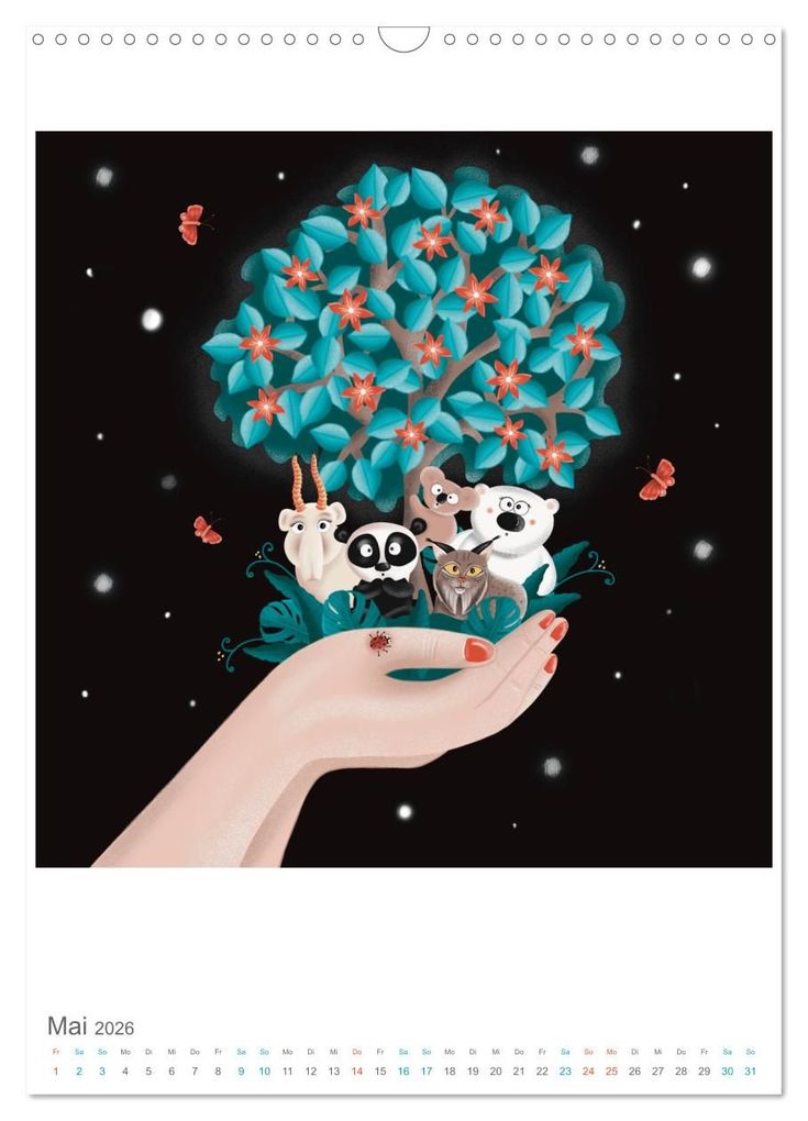 Weitere Ansicht: SAVE OUR PLANET - Zurück zur Natur (Wandkalender 2026 DIN A3 hoch), CALVENDO Monatskalender | Calvendo, Danja Krampikowski