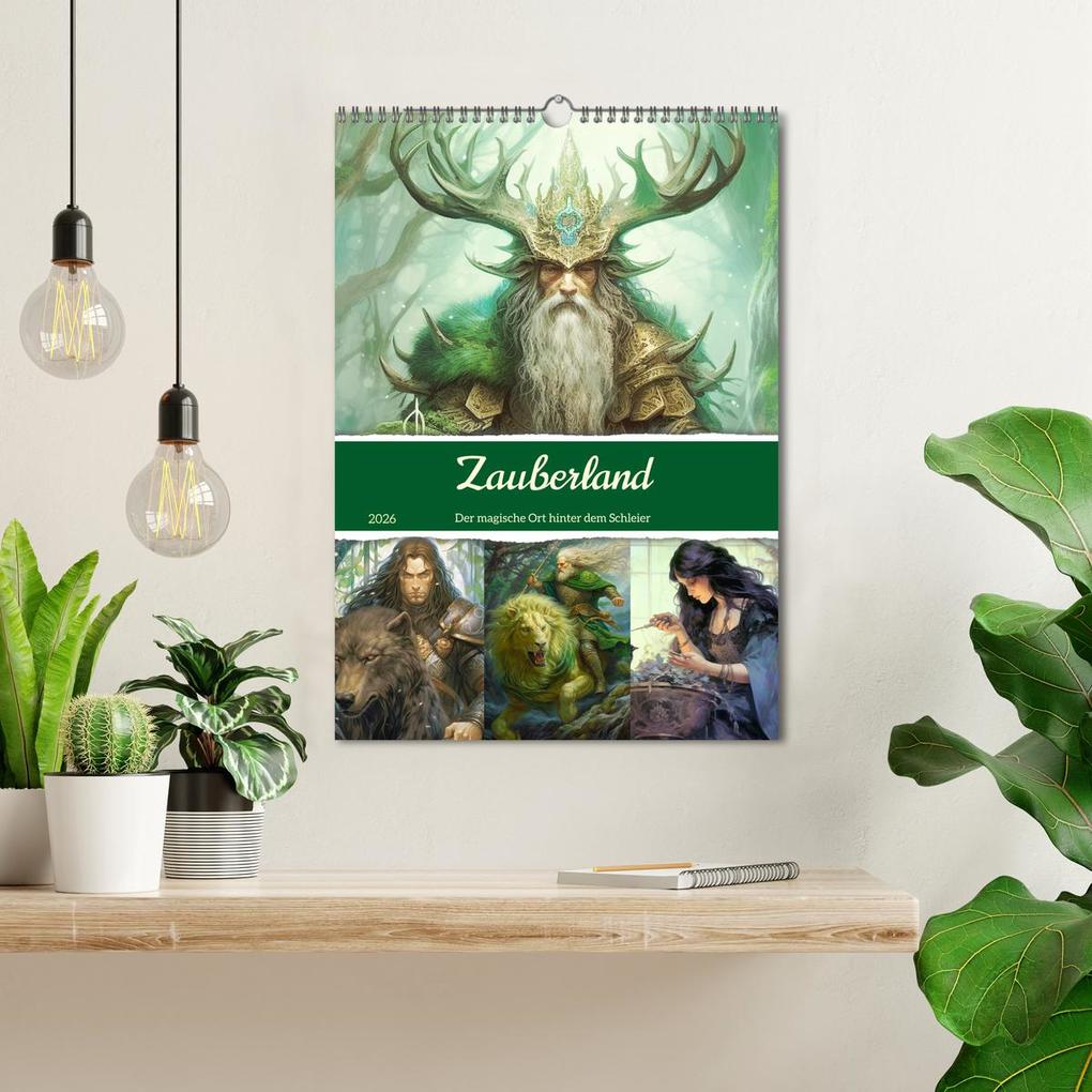 Weitere Ansicht: Zauberland. Der magische Ort hinter dem Schleier (Wandkalender 2026 DIN A3 hoch), CALVENDO Monatskalender | Calvendo, Rose Hurley