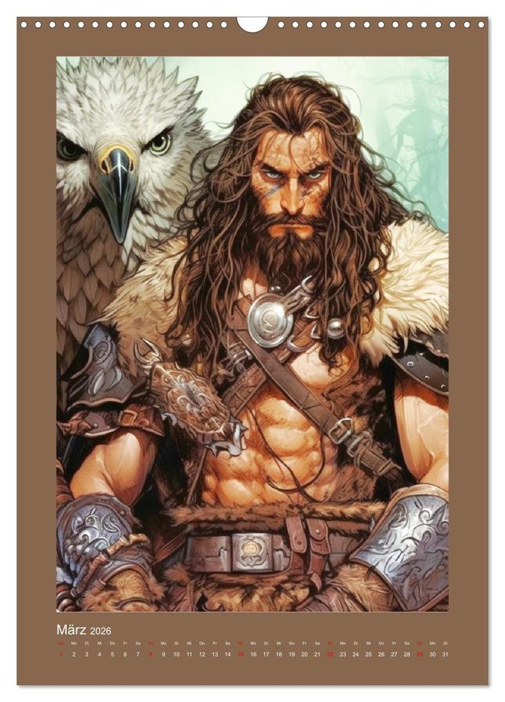 Weitere Ansicht: Die Anderswelt. Mystische Gestalten aus dem Mittelalter (Wandkalender 2026 DIN A3 hoch), CALVENDO Monatskalender | Calvendo, Rose Hurley