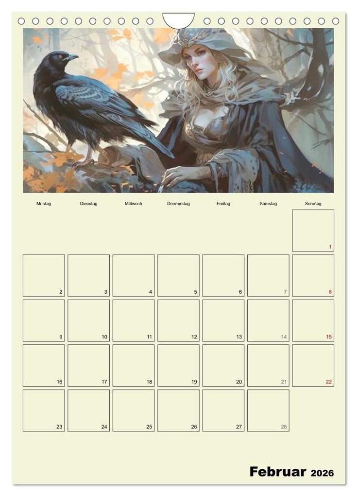 Weitere Ansicht: Im Zauberwald. Mystische Fabelwesen (Wandkalender 2026 DIN A4 hoch), CALVENDO Monatskalender | Calvendo, Rose Hurley