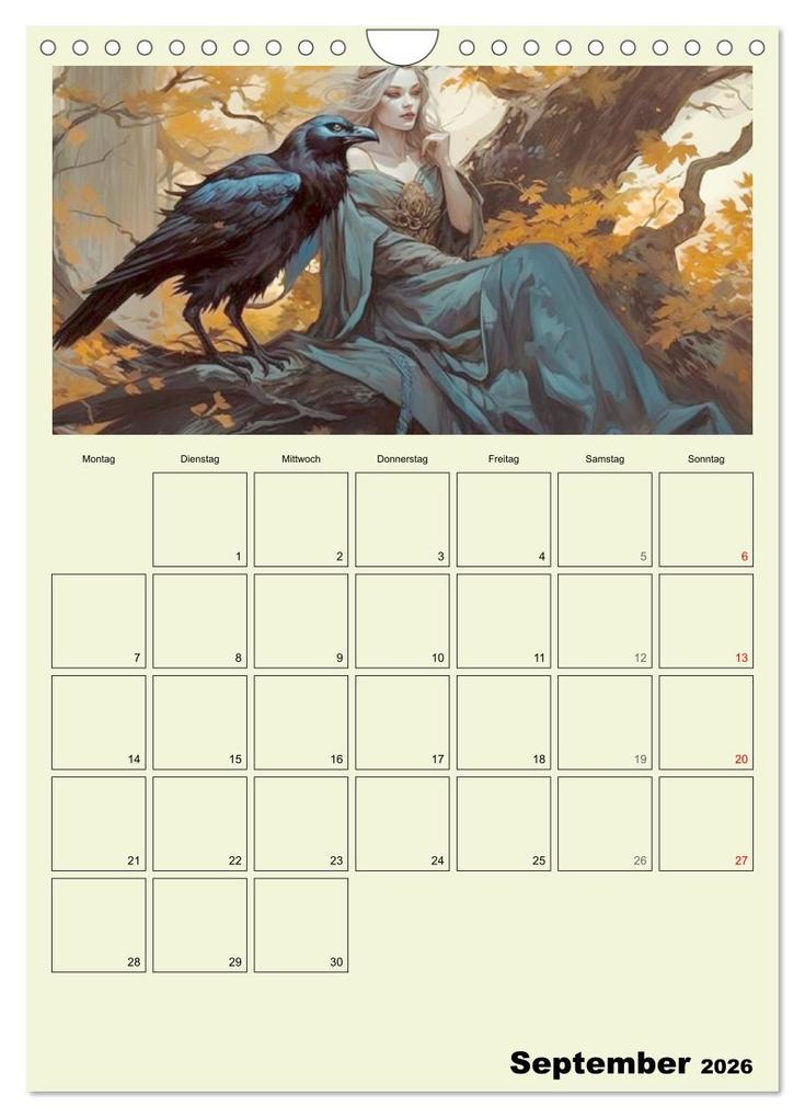 Weitere Ansicht: Im Zauberwald. Mystische Fabelwesen (Wandkalender 2026 DIN A4 hoch), CALVENDO Monatskalender | Calvendo, Rose Hurley