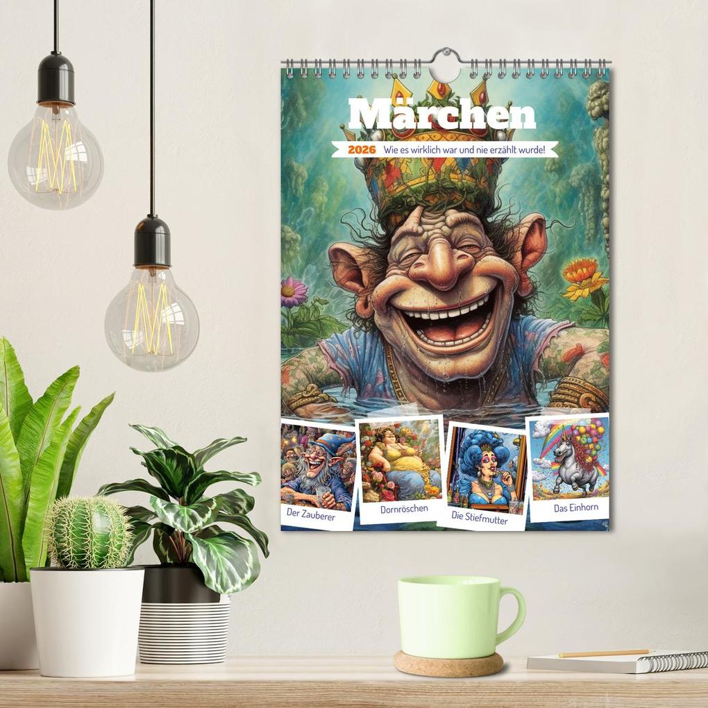 Weitere Ansicht: Märchen. Wie es wirklich war und nie erzählt wurde! (Wandkalender 2026 DIN A4 hoch), CALVENDO Monatskalender | Calvendo, Rose Hurley