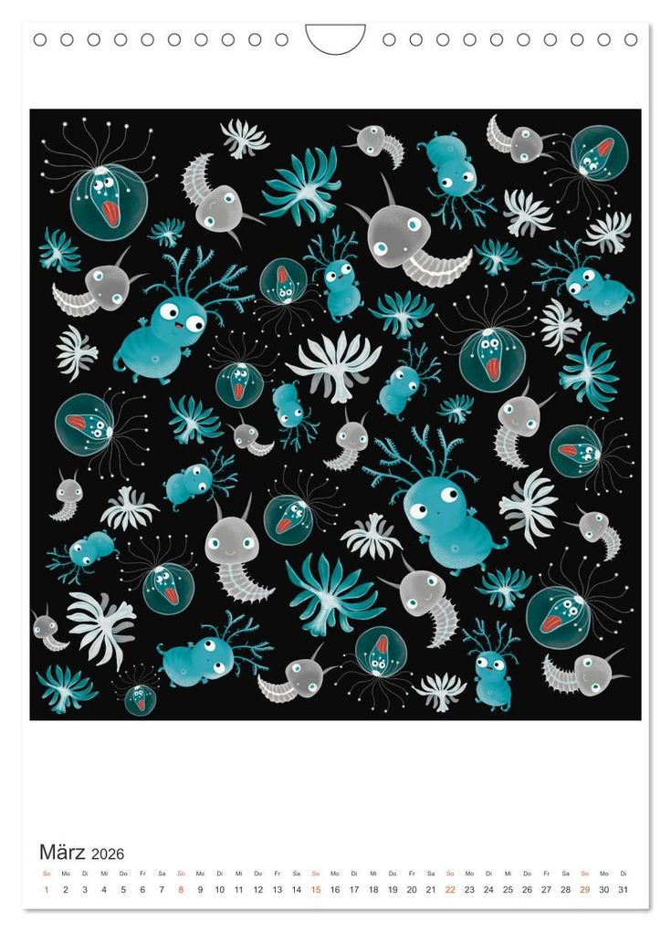 Weitere Ansicht: SAVE OUR OCEANS - Ursprung allen Lebens (Wandkalender 2026 DIN A4 hoch), CALVENDO Monatskalender | Danja Krampikowski, Calvendo