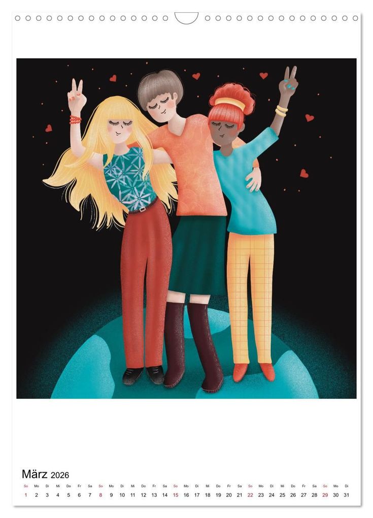 Weitere Ansicht: POWER OF FEMINITY - Kraft der Weiblichkeit (Wandkalender 2026 DIN A3 hoch), CALVENDO Monatskalender | Danja Krampikowski, Calvendo