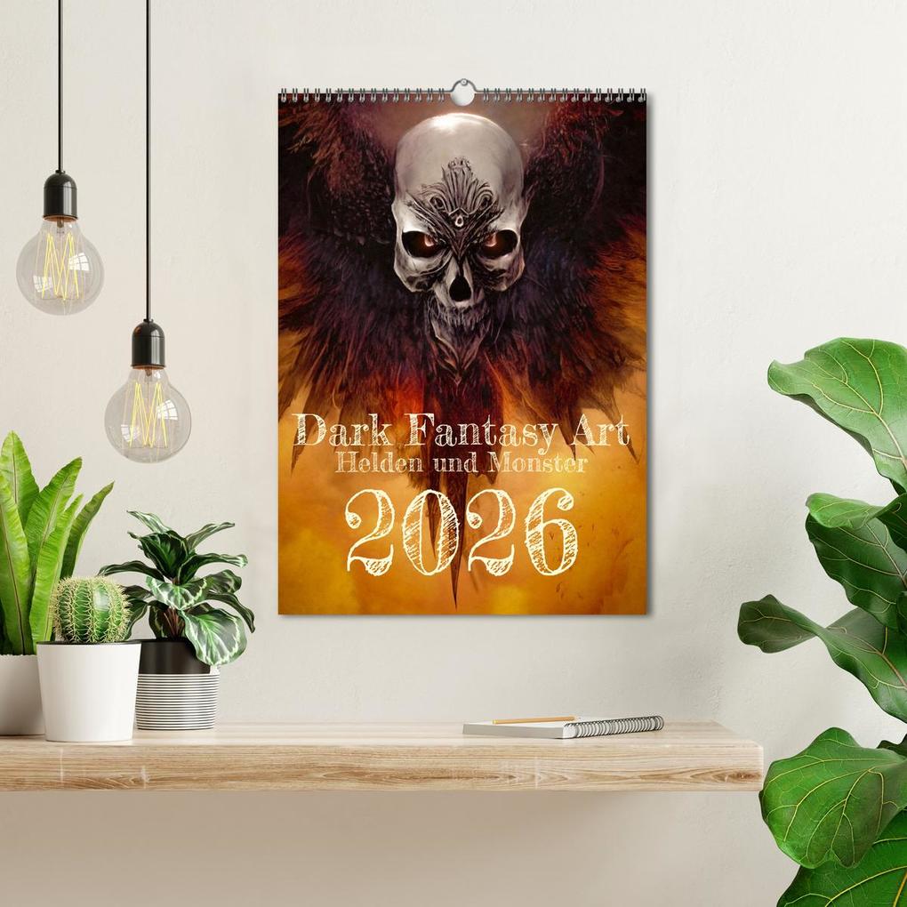 Weitere Ansicht: Dark Fantasy Art - Helden und Monster (Wandkalender 2026 DIN A3 hoch), CALVENDO Monatskalender | Markus Gann, Calvendo