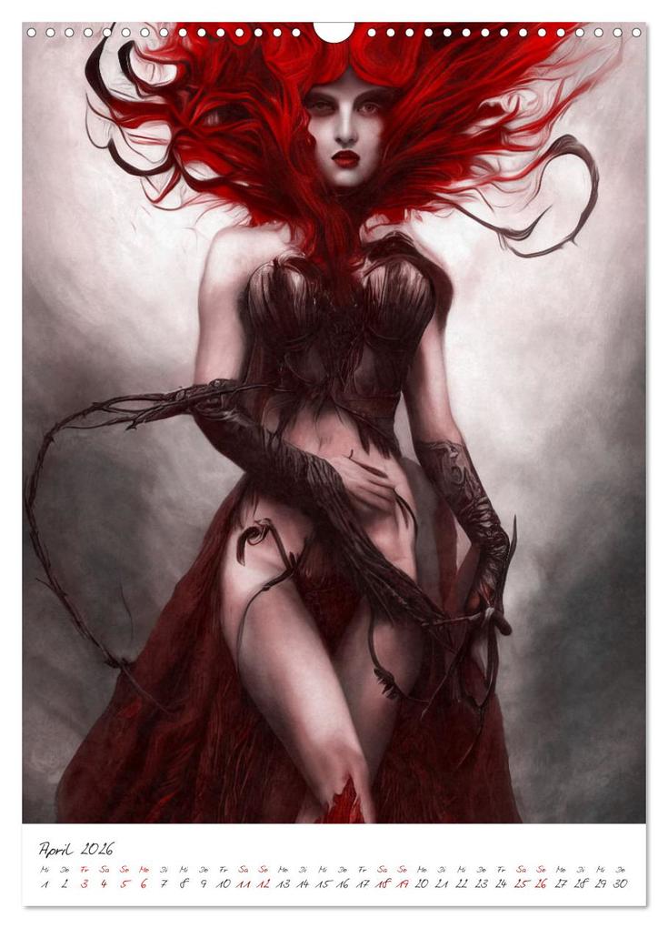 Weitere Ansicht: Dark Fantasy Art - Helden und Monster (Wandkalender 2026 DIN A3 hoch), CALVENDO Monatskalender | Markus Gann, Calvendo