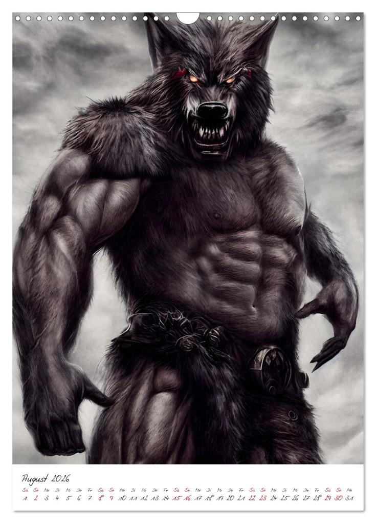 Weitere Ansicht: Dark Fantasy Art - Helden und Monster (Wandkalender 2026 DIN A3 hoch), CALVENDO Monatskalender | Markus Gann, Calvendo