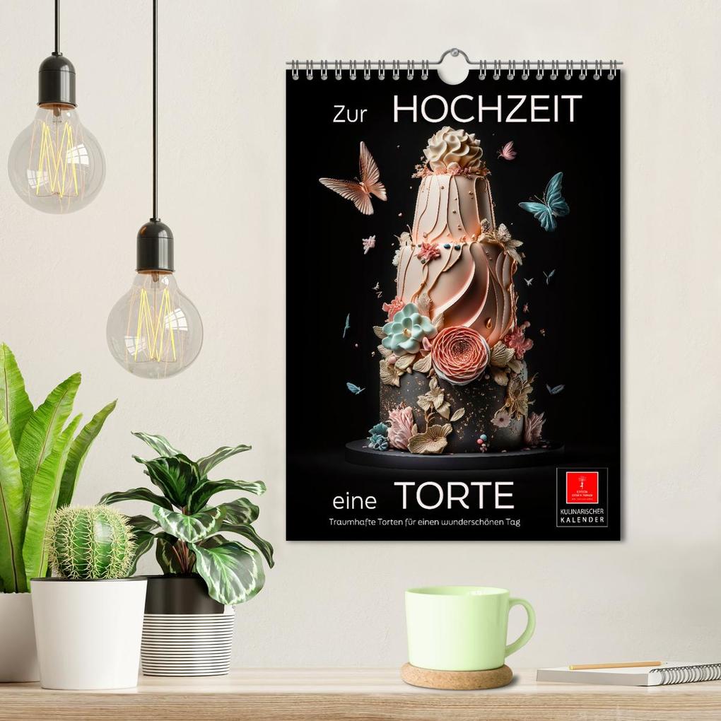 Weitere Ansicht: Zur Hochzeit eine Torte (Wandkalender 2026 DIN A4 hoch), CALVENDO Monatskalender | Peter Roder, Calvendo