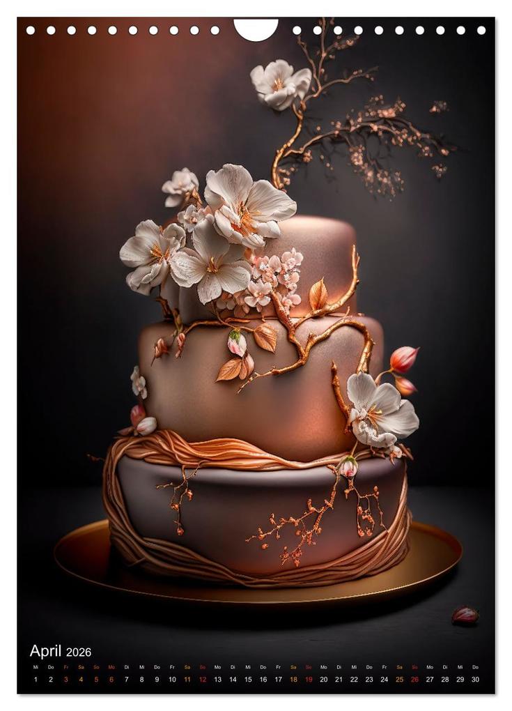 Weitere Ansicht: Zur Hochzeit eine Torte (Wandkalender 2026 DIN A4 hoch), CALVENDO Monatskalender | Peter Roder, Calvendo