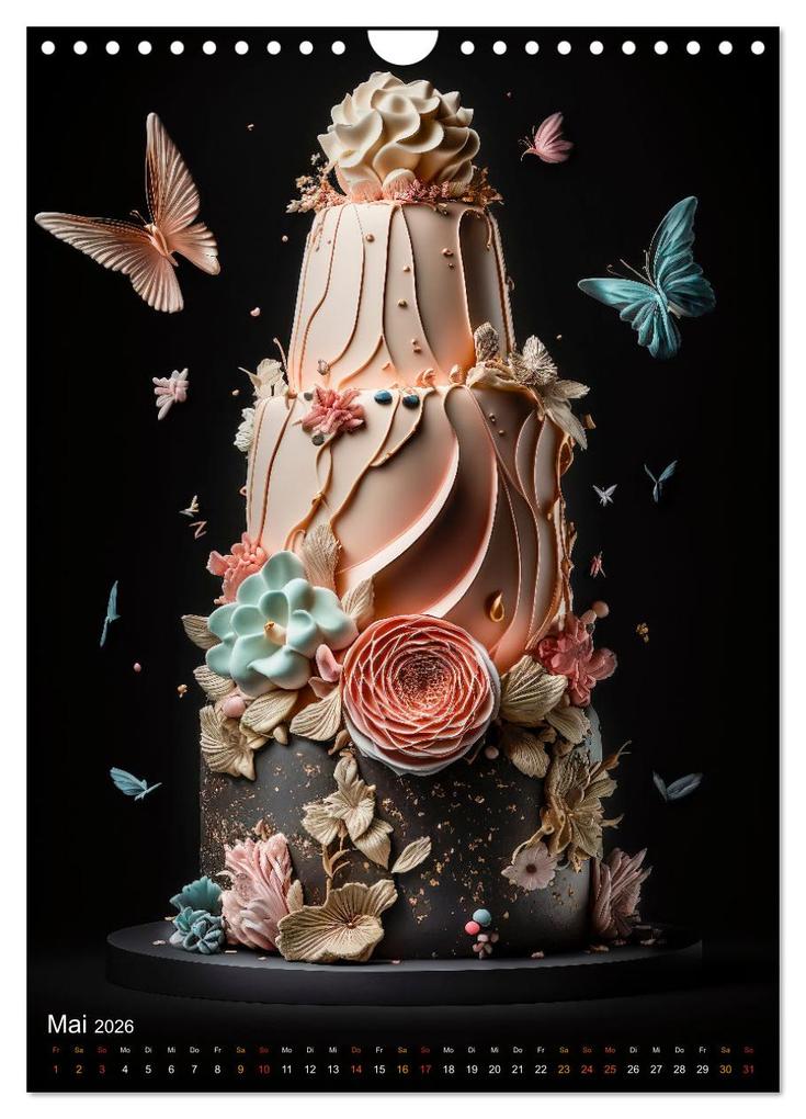 Weitere Ansicht: Zur Hochzeit eine Torte (Wandkalender 2026 DIN A4 hoch), CALVENDO Monatskalender | Peter Roder, Calvendo