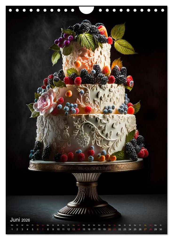 Weitere Ansicht: Zur Hochzeit eine Torte (Wandkalender 2026 DIN A4 hoch), CALVENDO Monatskalender | Peter Roder, Calvendo