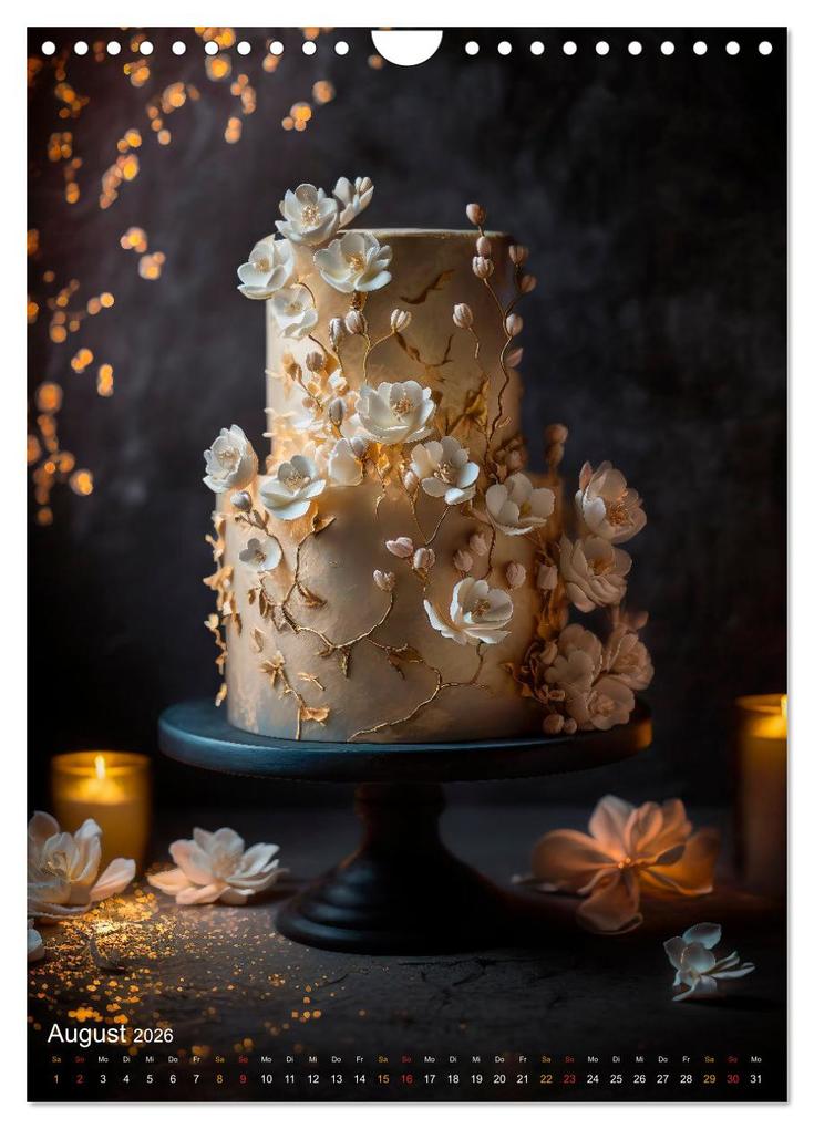 Weitere Ansicht: Zur Hochzeit eine Torte (Wandkalender 2026 DIN A4 hoch), CALVENDO Monatskalender | Peter Roder, Calvendo