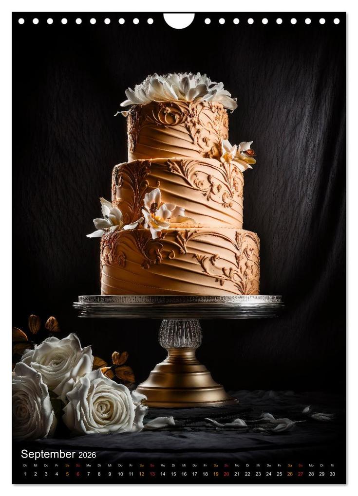 Weitere Ansicht: Zur Hochzeit eine Torte (Wandkalender 2026 DIN A4 hoch), CALVENDO Monatskalender | Peter Roder, Calvendo