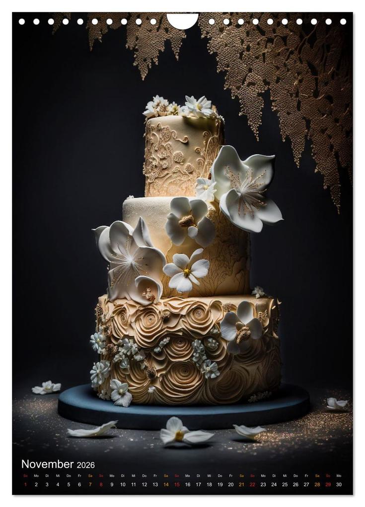 Weitere Ansicht: Zur Hochzeit eine Torte (Wandkalender 2026 DIN A4 hoch), CALVENDO Monatskalender | Peter Roder, Calvendo