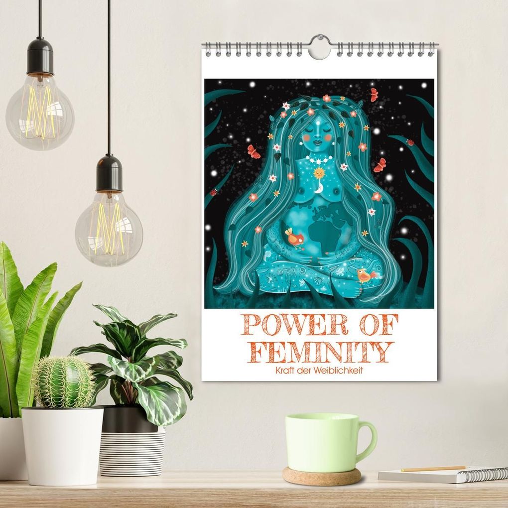 Weitere Ansicht: POWER OF FEMINITY - Kraft der Weiblichkeit (Wandkalender 2026 DIN A4 hoch), CALVENDO Monatskalender | Danja Krampikowski, Calvendo