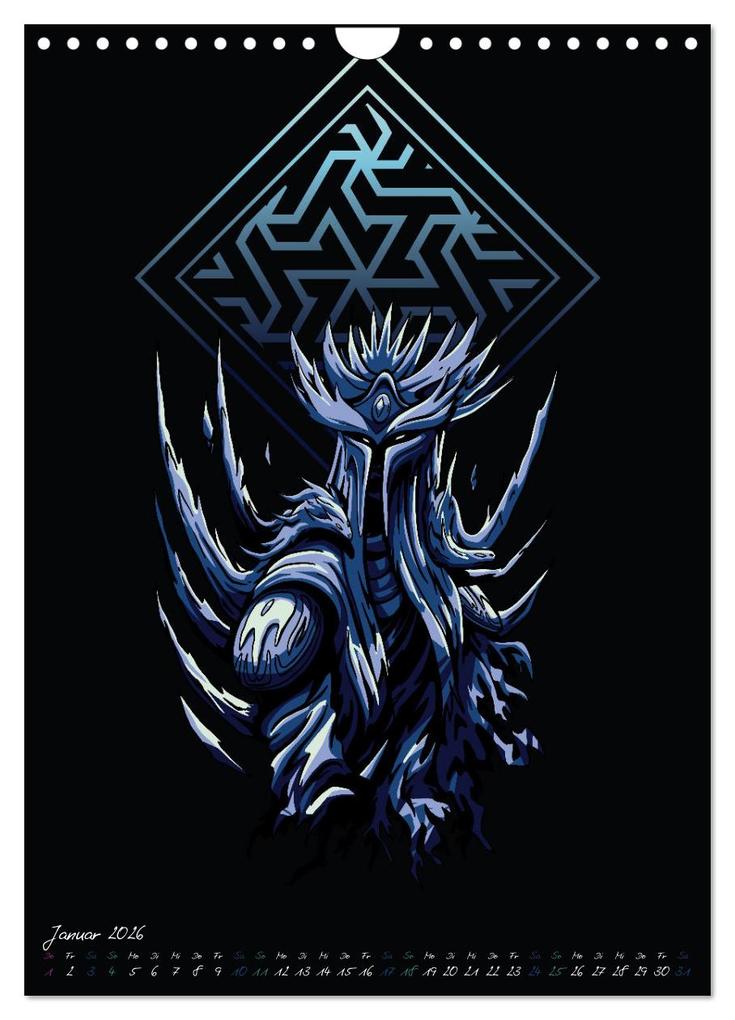 Weitere Ansicht: Dunkle Krieger (Wandkalender 2026 DIN A4 hoch), CALVENDO Monatskalender | Luca Schmidt, Calvendo