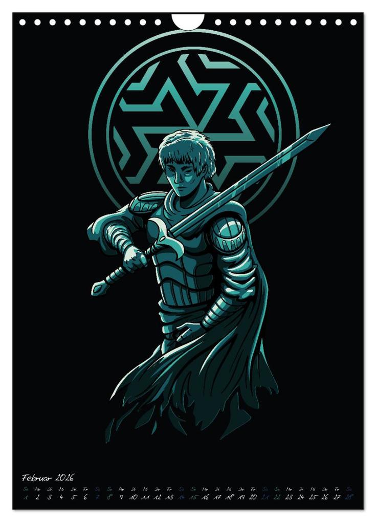 Weitere Ansicht: Dunkle Krieger (Wandkalender 2026 DIN A4 hoch), CALVENDO Monatskalender | Luca Schmidt, Calvendo