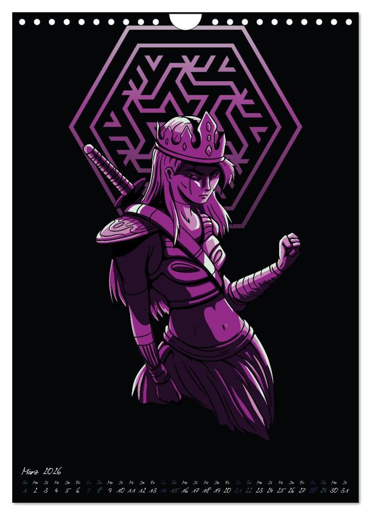 Weitere Ansicht: Dunkle Krieger (Wandkalender 2026 DIN A4 hoch), CALVENDO Monatskalender | Luca Schmidt, Calvendo