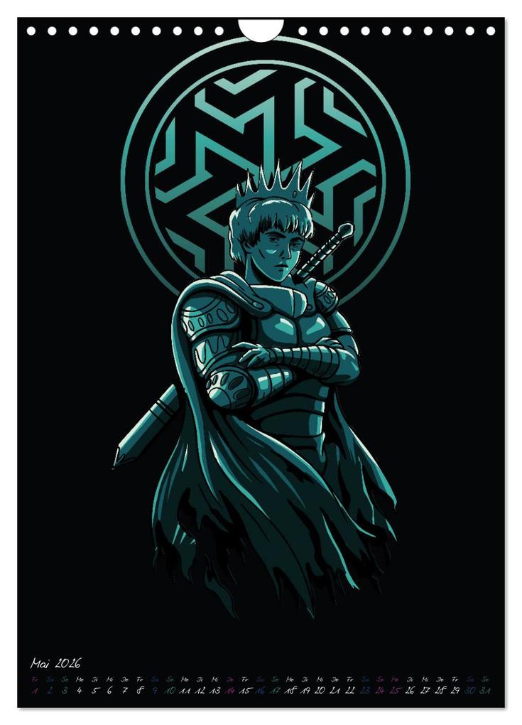 Weitere Ansicht: Dunkle Krieger (Wandkalender 2026 DIN A4 hoch), CALVENDO Monatskalender | Luca Schmidt, Calvendo