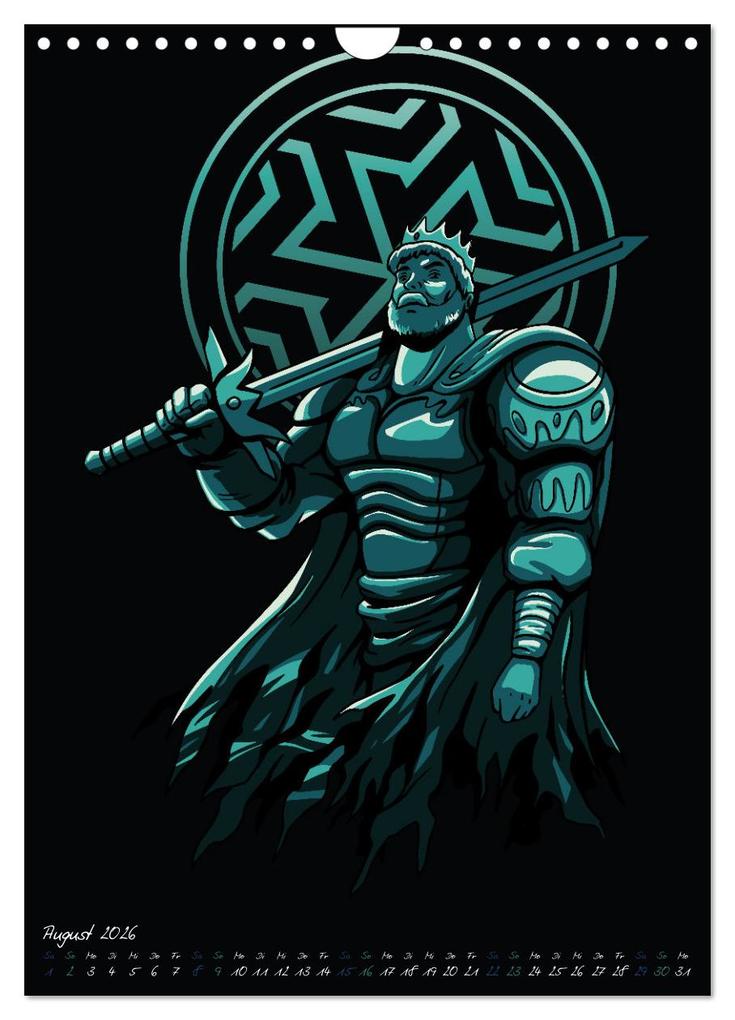 Weitere Ansicht: Dunkle Krieger (Wandkalender 2026 DIN A4 hoch), CALVENDO Monatskalender | Luca Schmidt, Calvendo