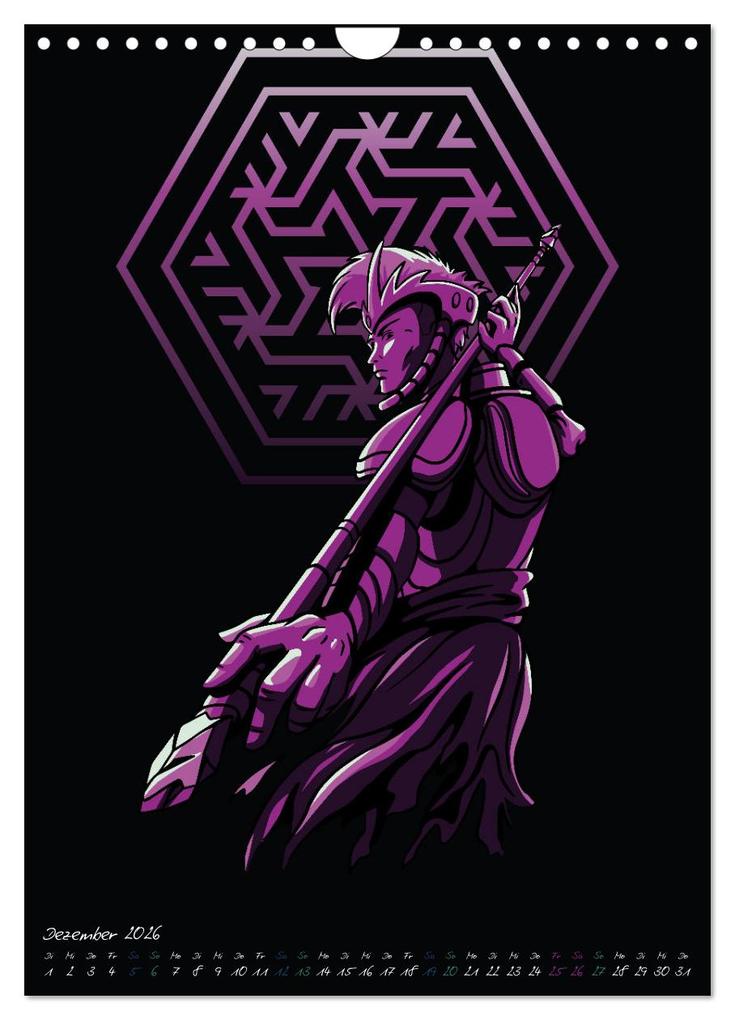 Weitere Ansicht: Dunkle Krieger (Wandkalender 2026 DIN A4 hoch), CALVENDO Monatskalender | Luca Schmidt, Calvendo
