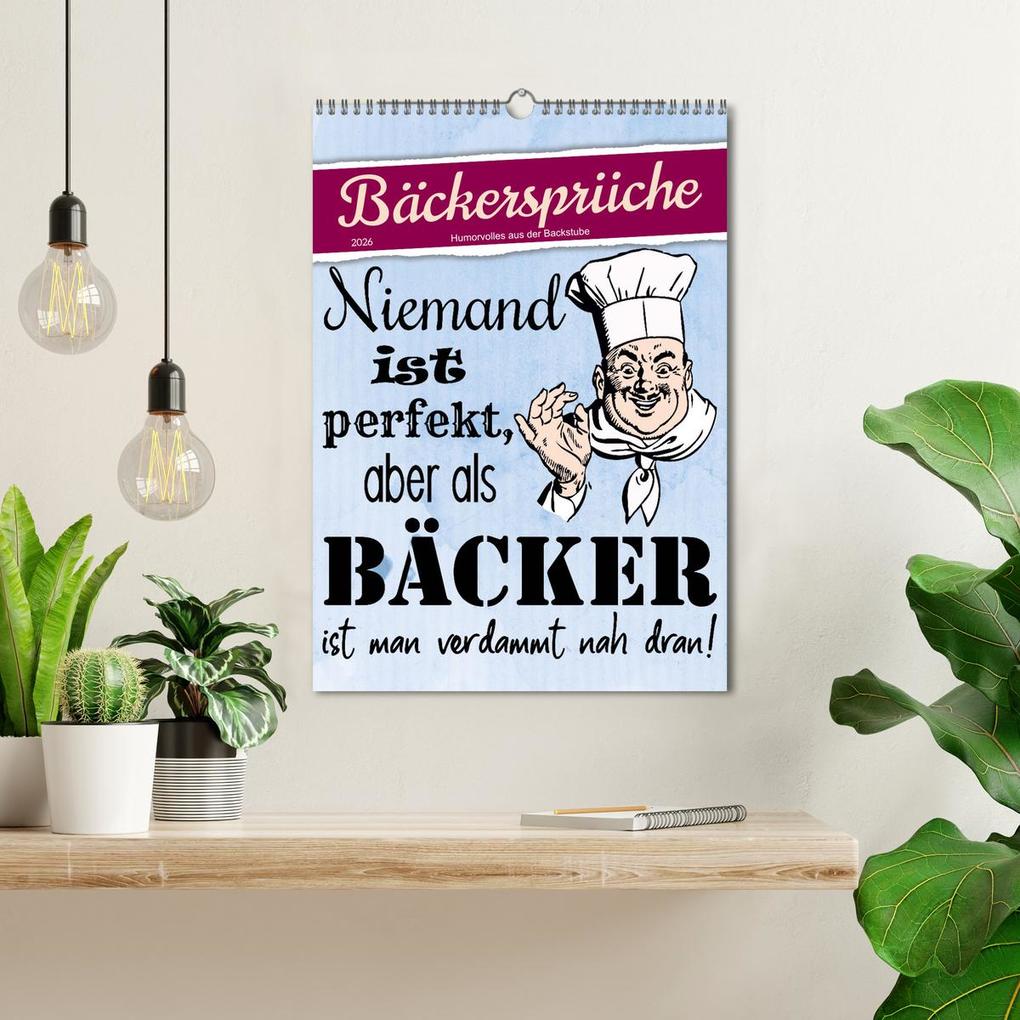 Weitere Ansicht: Bäckersprüche (Wandkalender 2026 DIN A3 hoch), CALVENDO Monatskalender | Sabine Löwer, Calvendo
