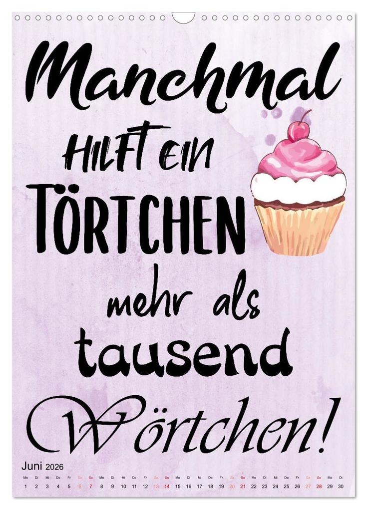 Weitere Ansicht: Bäckersprüche (Wandkalender 2026 DIN A3 hoch), CALVENDO Monatskalender | Sabine Löwer, Calvendo