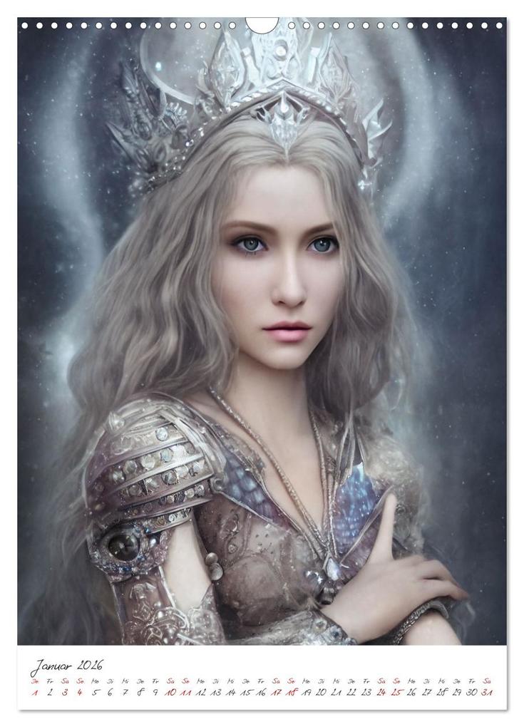 Weitere Ansicht: Dark Fantasy Art - Zeit der Helden (Wandkalender 2026 DIN A3 hoch), CALVENDO Monatskalender | Markus Gann, Calvendo