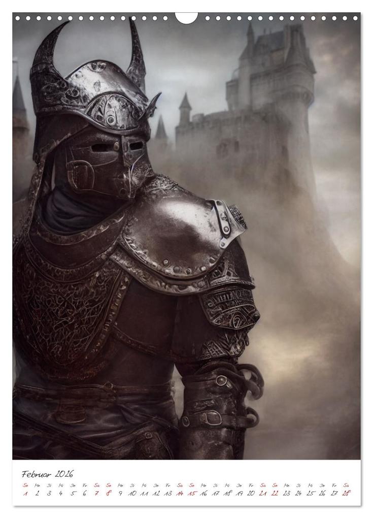 Weitere Ansicht: Dark Fantasy Art - Zeit der Helden (Wandkalender 2026 DIN A3 hoch), CALVENDO Monatskalender | Markus Gann, Calvendo