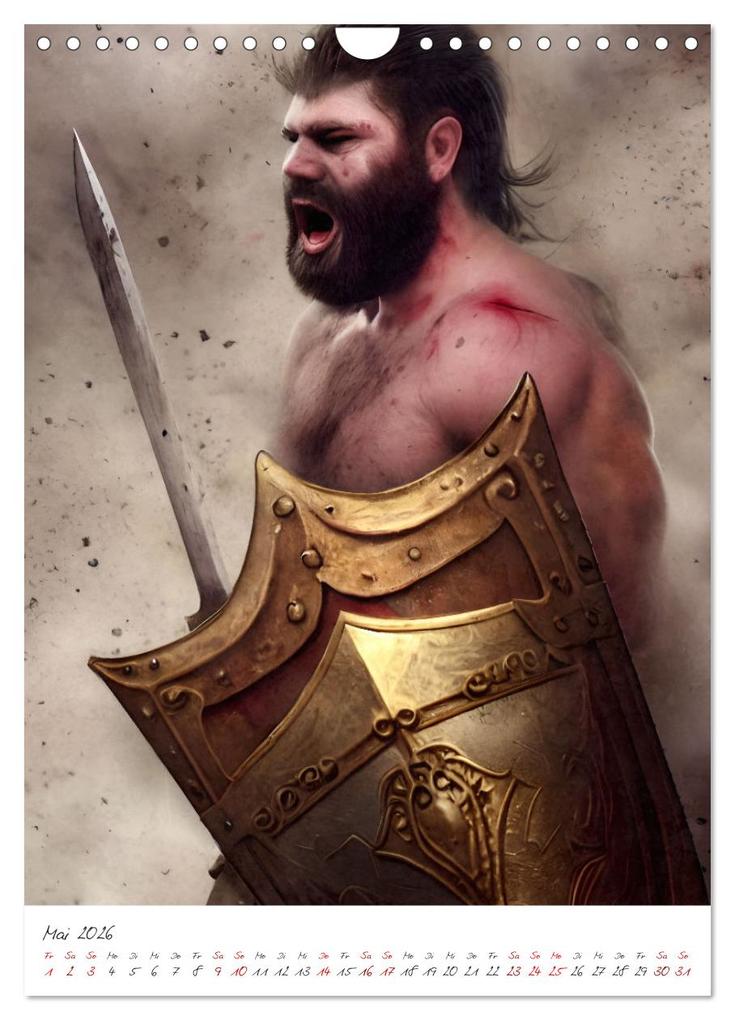 Weitere Ansicht: Dark Fantasy Art - Helden und Monster (Wandkalender 2026 DIN A4 hoch), CALVENDO Monatskalender | Markus Gann, Calvendo