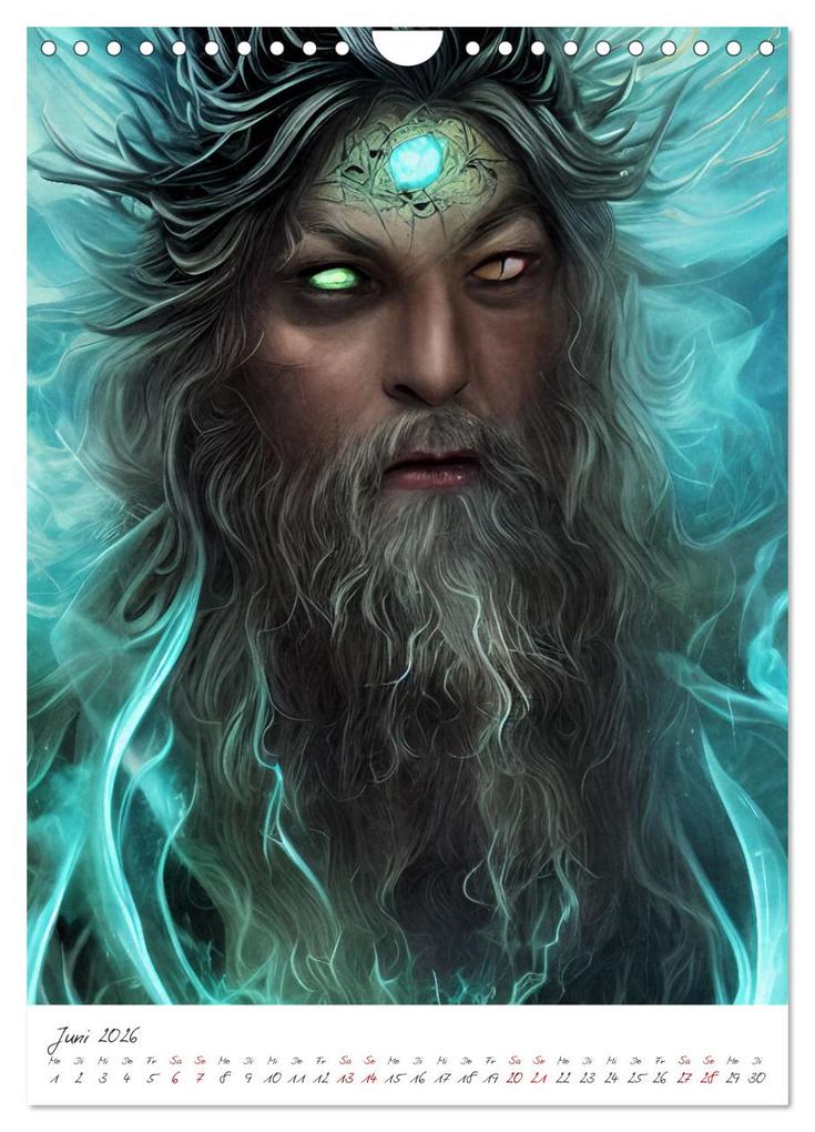 Weitere Ansicht: Dark Fantasy Art - Helden und Monster (Wandkalender 2026 DIN A4 hoch), CALVENDO Monatskalender | Markus Gann, Calvendo