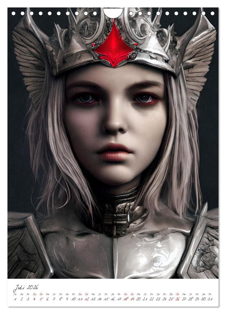 Weitere Ansicht: Dark Fantasy Art - Helden und Monster (Wandkalender 2026 DIN A4 hoch), CALVENDO Monatskalender | Markus Gann, Calvendo