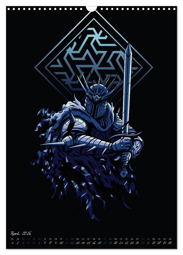 Weitere Ansicht: Dunkle Krieger (Wandkalender 2026 DIN A3 hoch), CALVENDO Monatskalender | Luca Schmidt, Calvendo