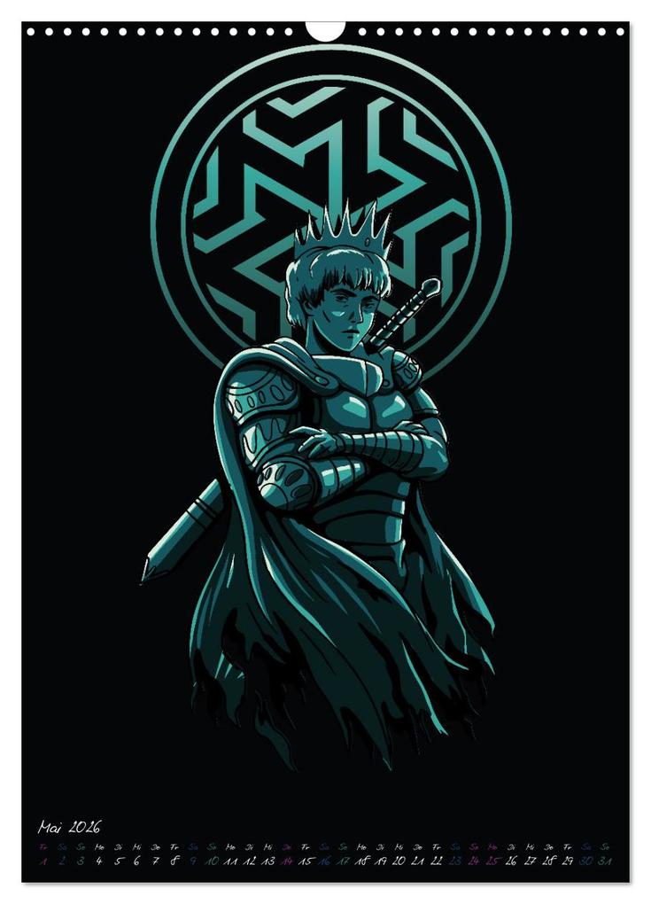 Weitere Ansicht: Dunkle Krieger (Wandkalender 2026 DIN A3 hoch), CALVENDO Monatskalender | Luca Schmidt, Calvendo