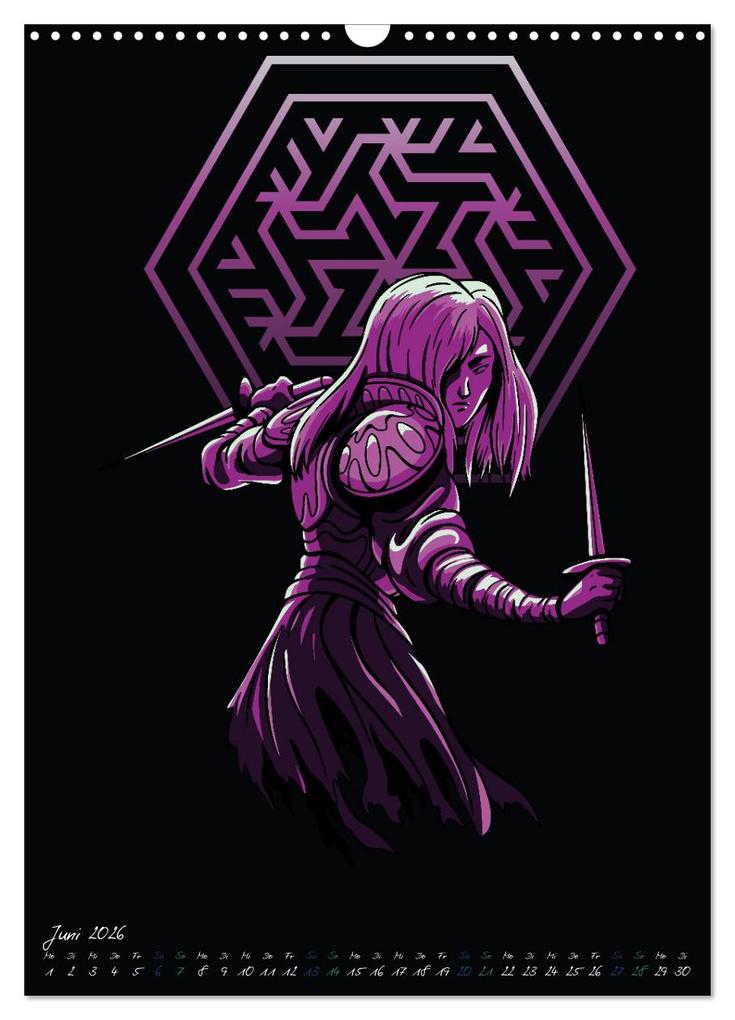Weitere Ansicht: Dunkle Krieger (Wandkalender 2026 DIN A3 hoch), CALVENDO Monatskalender | Luca Schmidt, Calvendo