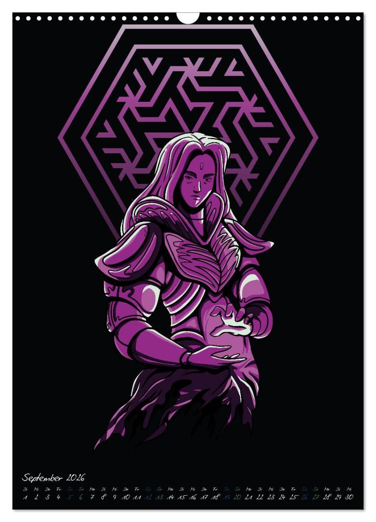 Weitere Ansicht: Dunkle Krieger (Wandkalender 2026 DIN A3 hoch), CALVENDO Monatskalender | Luca Schmidt, Calvendo