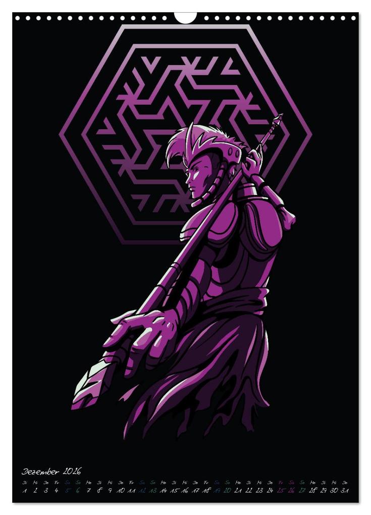 Weitere Ansicht: Dunkle Krieger (Wandkalender 2026 DIN A3 hoch), CALVENDO Monatskalender | Luca Schmidt, Calvendo