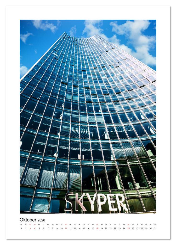 Weitere Ansicht: Frankfurt Vertikal Michael Jaster (Wandkalender 2026 DIN A4 hoch), CALVENDO Monatskalender | Michael Jaster Fotografie Düsseldorf, Calvendo