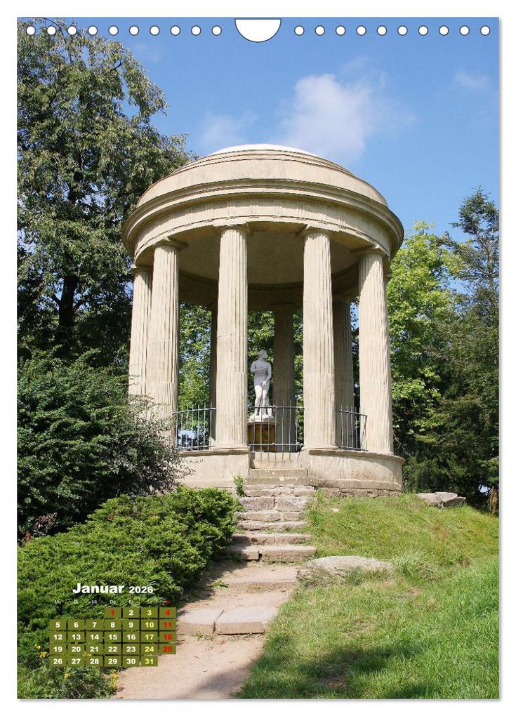 Weitere Ansicht: Wörlitzer Park und Luisium - Eine romantische Reise (Wandkalender 2026 DIN A4 hoch), CALVENDO Monatskalender | Gisela Kruse, Calvendo