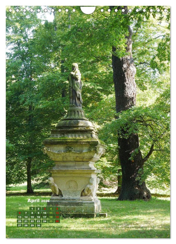 Weitere Ansicht: Wörlitzer Park und Luisium - Eine romantische Reise (Wandkalender 2026 DIN A4 hoch), CALVENDO Monatskalender | Gisela Kruse, Calvendo