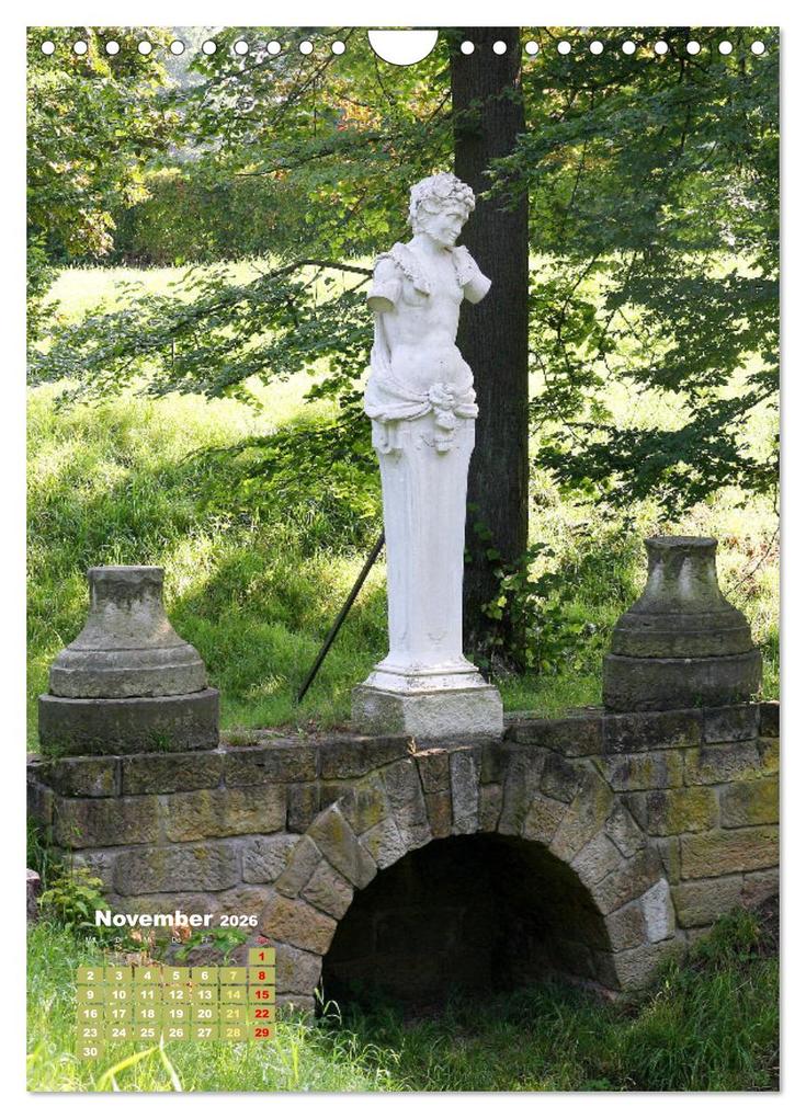Weitere Ansicht: Wörlitzer Park und Luisium - Eine romantische Reise (Wandkalender 2026 DIN A4 hoch), CALVENDO Monatskalender | Gisela Kruse, Calvendo