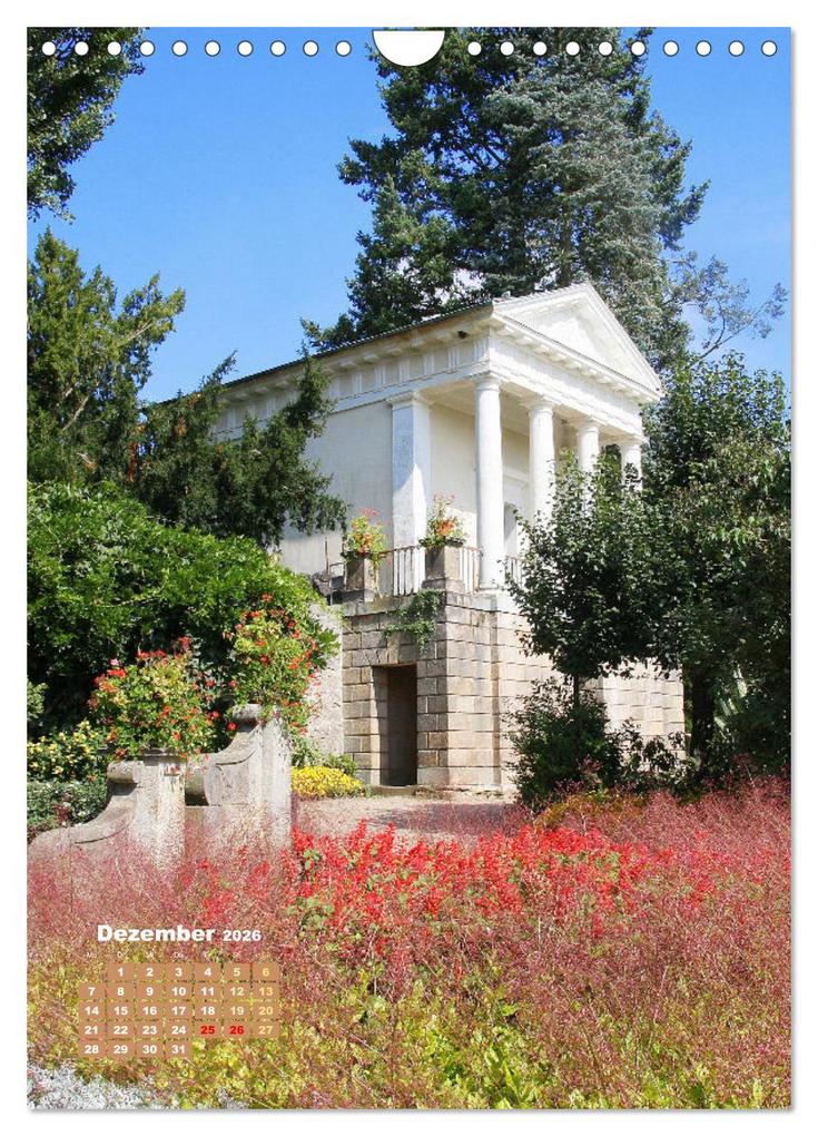 Weitere Ansicht: Wörlitzer Park und Luisium - Eine romantische Reise (Wandkalender 2026 DIN A4 hoch), CALVENDO Monatskalender | Gisela Kruse, Calvendo