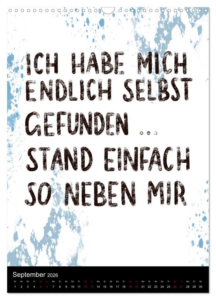 Weitere Ansicht: Und bei dir so ...? Witzige Sprüche gegen die Tücken des Alltags (Wandkalender 2026 DIN A3 hoch), CALVENDO Monatskalender | Christine B-B Müller, Calvendo
